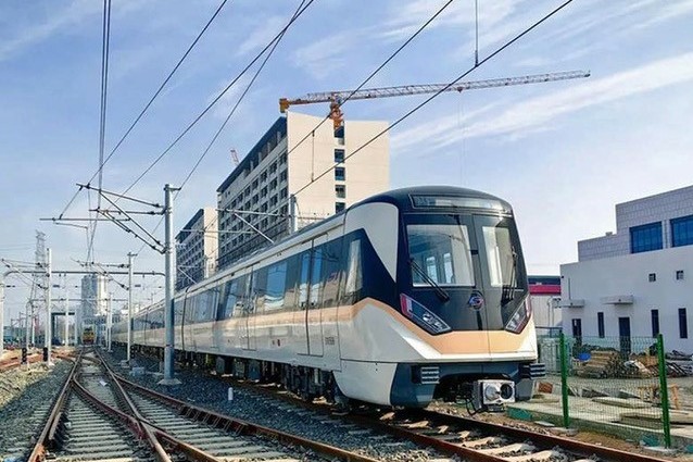 A train on Suzhou metro line 11. (Suzhou Rail Transit)