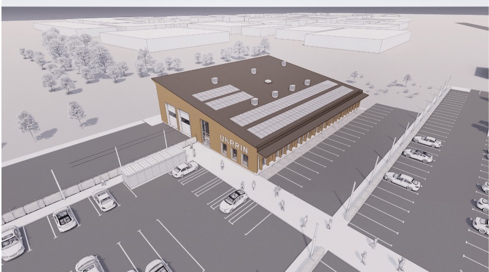 •	Artist's impressions of the Centre of Excellence for Railway Through-Life Engineering