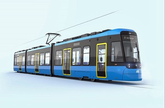 The new Skoda tram for Kassel. (KVG