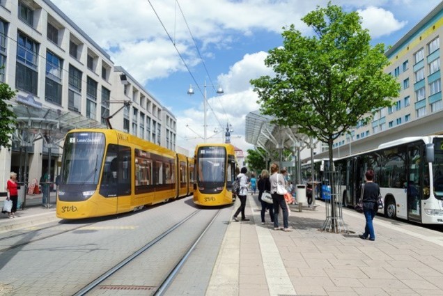 Stadler TINA trams for Gera will be similar to those delivered to Darmstadt in 2022-23. (Stadler)