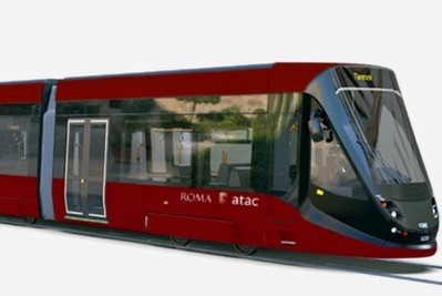 The CAF tram design for Roma. (ATAC