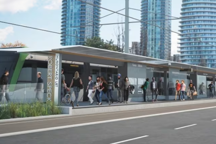 The Ford government is planning to extend the Hazel McCallion LRT in downtown Brampton and with a loop in Mississauga. (Metrolinx)