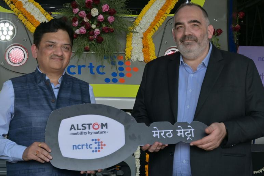 Alstom and NCRTC celebrate the arrival of the new metro fleet