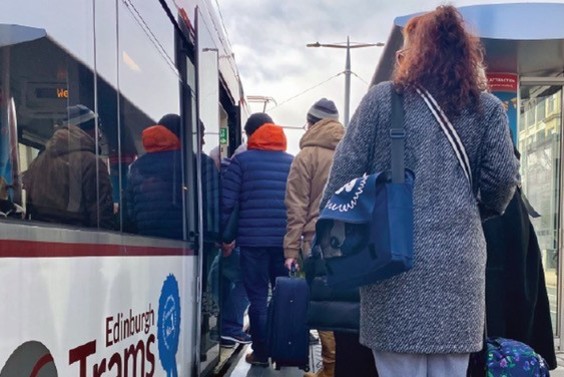 Passenger numbers are soaring on Edinburgh trams. (Edinburgh Trams)